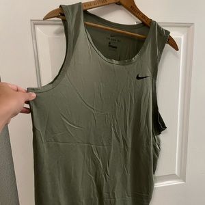 Nike Men’s olive drab tank top